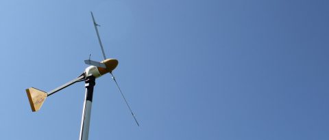 wind turbine at Kortright Centre