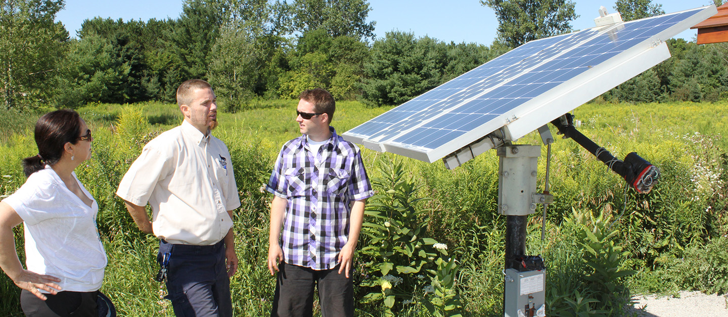 sustainability demonstration at Kortright Centre