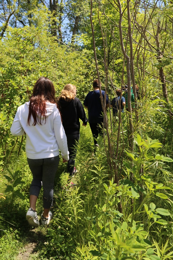 campers participate in summer Leaders in Training program outdoor activities